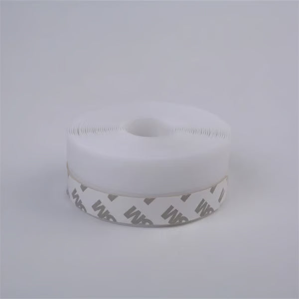 Flexible draft stopper strip detail