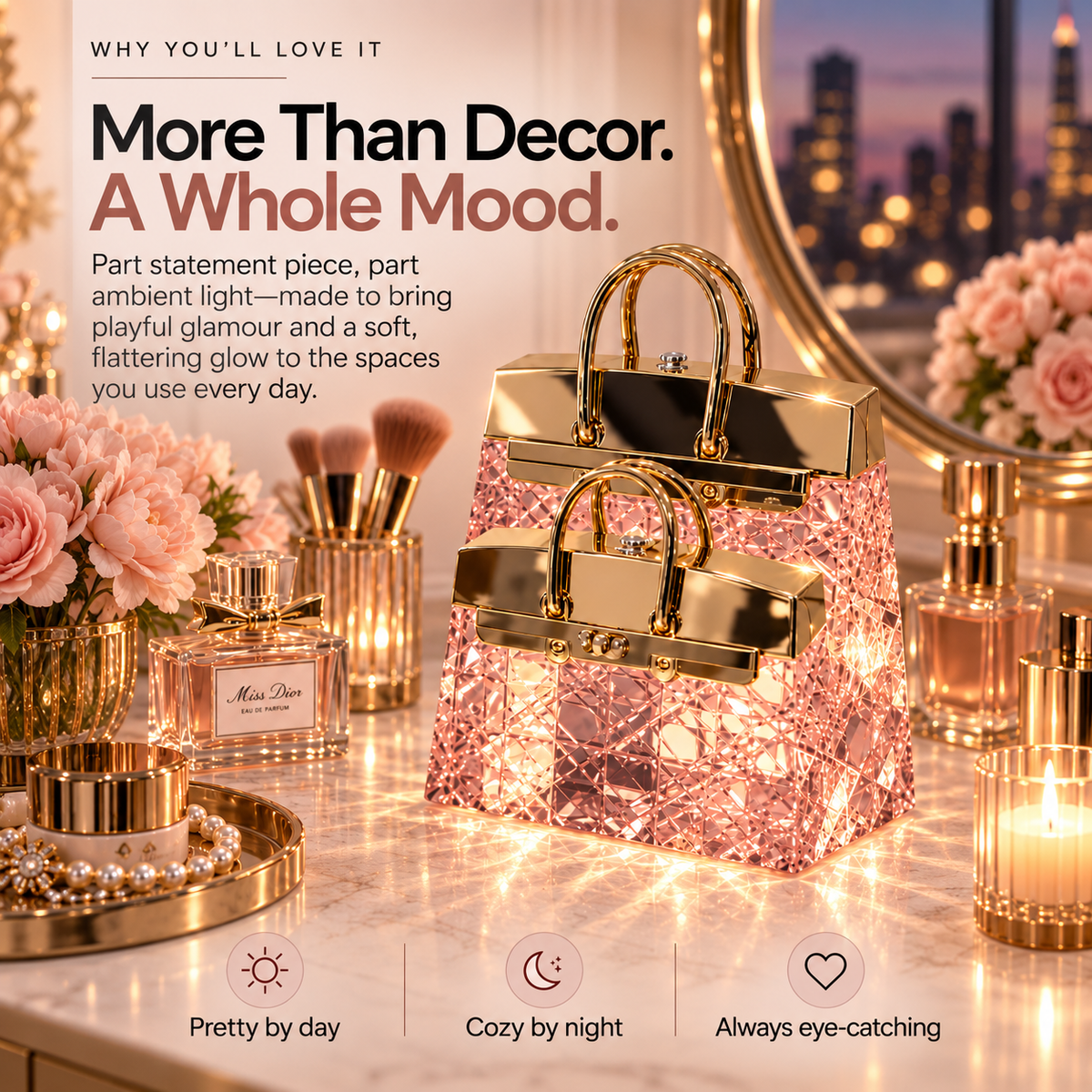The Crystal Chic Handbag Lamp ⭐⭐⭐⭐⭐
