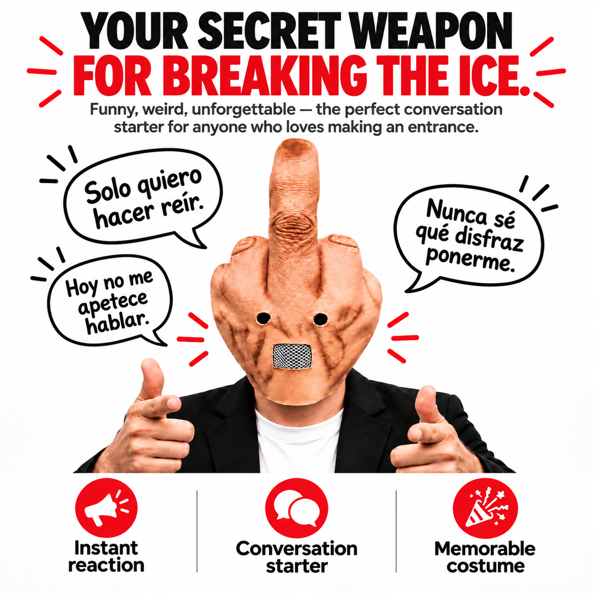 The Ultimate Laugh Mask™ – The Viral Prank Costume Mask That Turns Every Party Into a Comedy Show