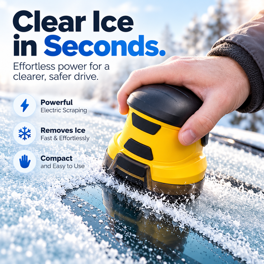 ❄️⚡ Electric Ice Scraper | Fast & Easy Windshield Defrosting