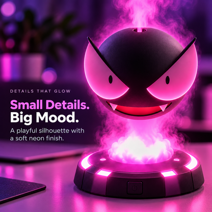 😈 GlowMist LED Aroma Diffuser – Colorful Mist Mood Lamp ✨