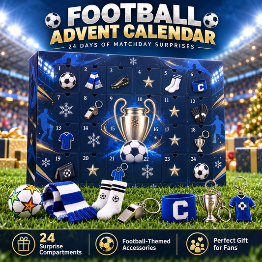 ⚽ GoalRush™ 24-Day Football Advent Calendar – Daily Soccer Surprises for True Fans