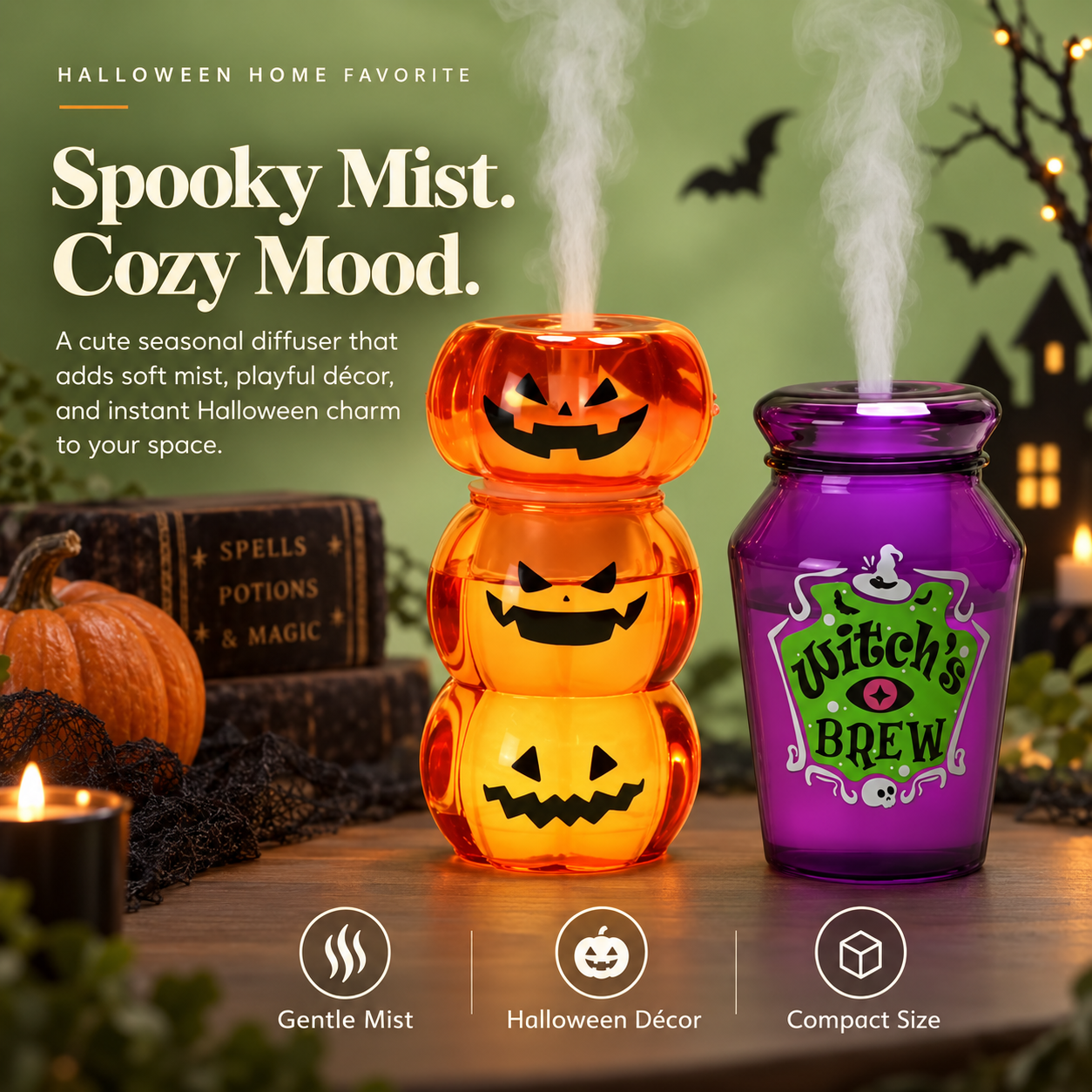 🎃 Witch’s Brew Pumpkin Gravity Bong – Spooky Halloween Smoking Edition