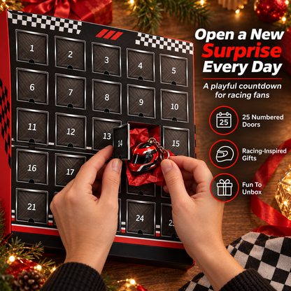 🏁 RaceGrid™ 25-Day Formula Racing Advent Calendar – Ultimate Christmas Countdown for Racing Fans