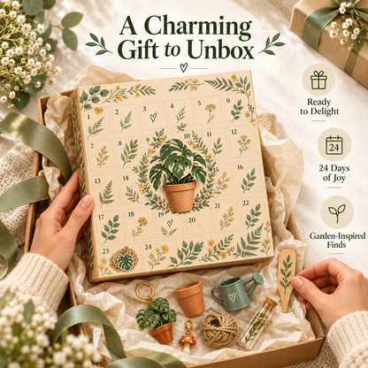 🌿 24 Days of Plant Surprises 🎁 | Botanical Advent Calendar