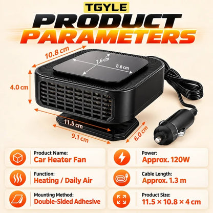 🥶🚗 Foggy Windshield? Meet Your Winter Car Essential! 🔥