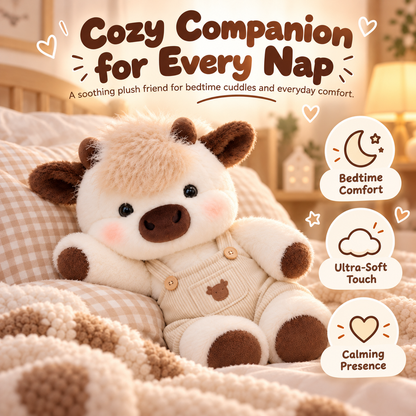 🧸 MooHug™ Cute Cow Plush Toy – Ultra-Soft Cuddly Stuffed Animal Gift