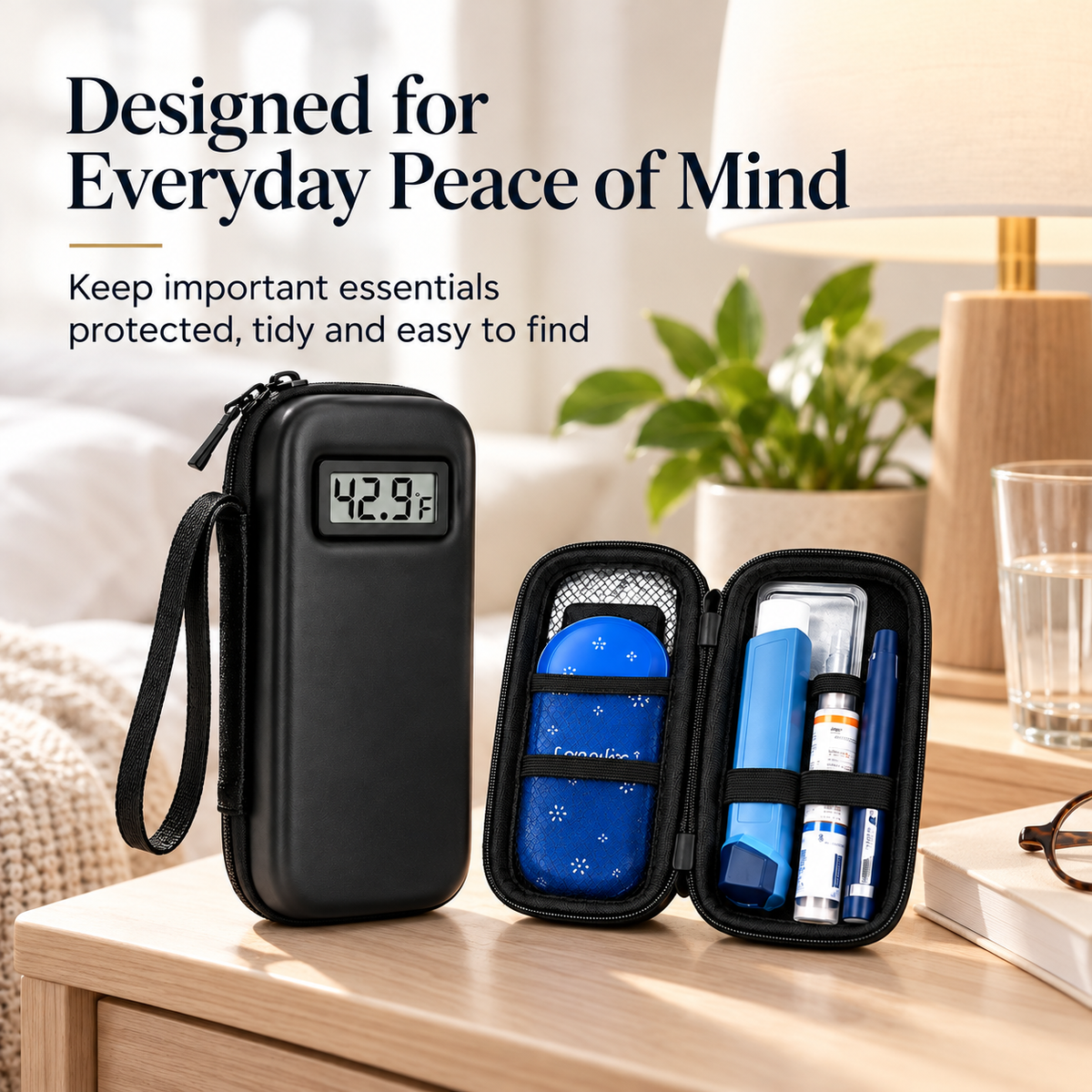 🔥Insulin Cooler Travel Case with Temperature Display