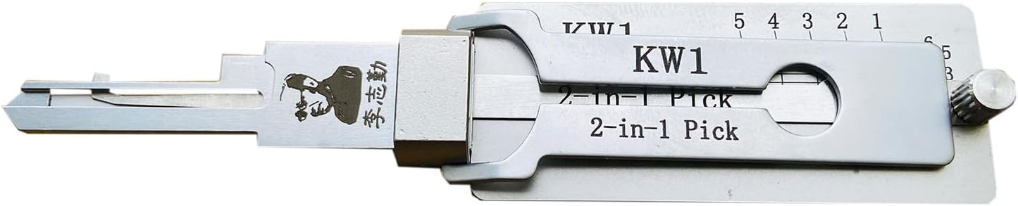 🔓 Lishi KW1 2-in-1 Lock Pick & Decoder Tool 🔑 | Professional Locksmith Fast Opener 🛠️ | Civil Door Lock Tool
