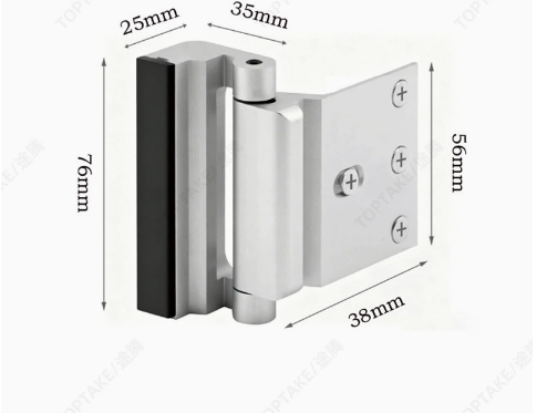 SlimPro™ Compact Side-Mount Door Hinge, Modern Minimalist Cabinet & Door Hardware, Space-Saving Design, Easy Installation Pivot Hinge