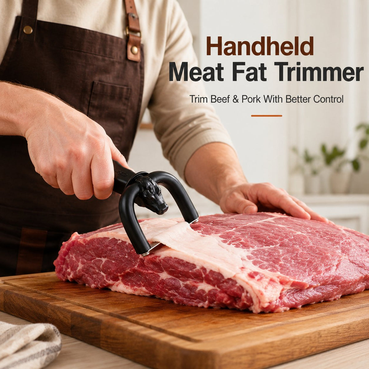 🎉 Handheld Meat Fat Trimmer – Precision Beef & Pork Trimming Tool