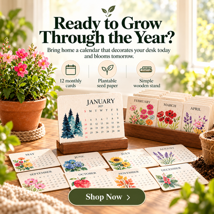 🌱🌸 Bloom365™ – Plantable Seed Calendar 🌿✨