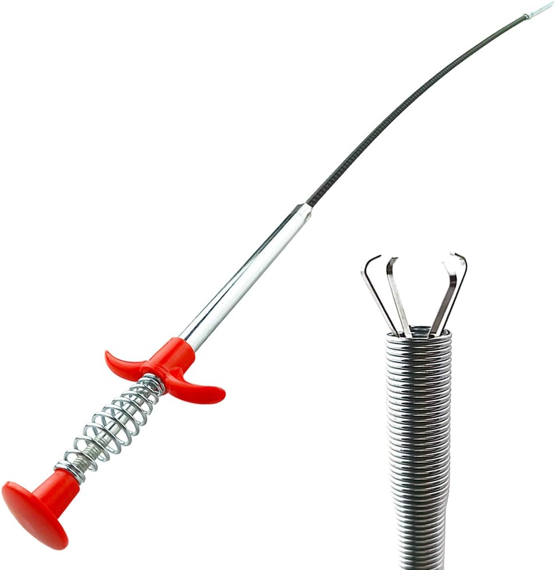 24inch Plumbing Grabber Sink Grabber Flexible Claw Pickup Tool