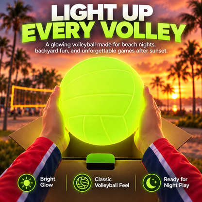 🔥 GlowSpike™ Light-Up Volleyball – Keep the Game Going After Dark