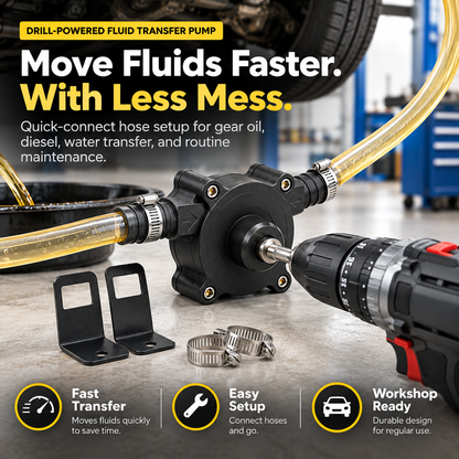 🔧 FlowMaster Pro™ Drill-Powered Transfer Pump