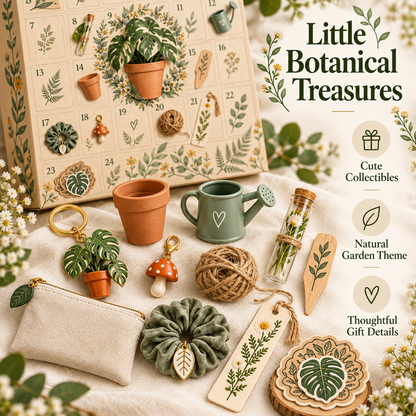 🌿 24 Days of Plant Surprises 🎁 | Botanical Advent Calendar
