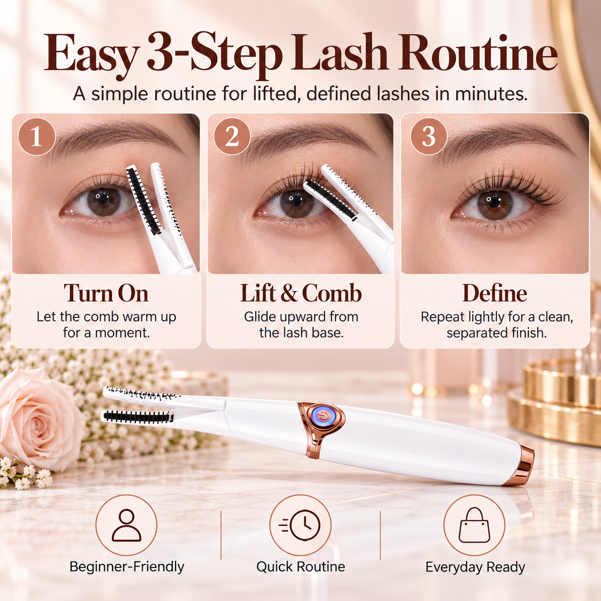LumaLash™ Heated Lash Curler ⭐⭐⭐⭐⭐