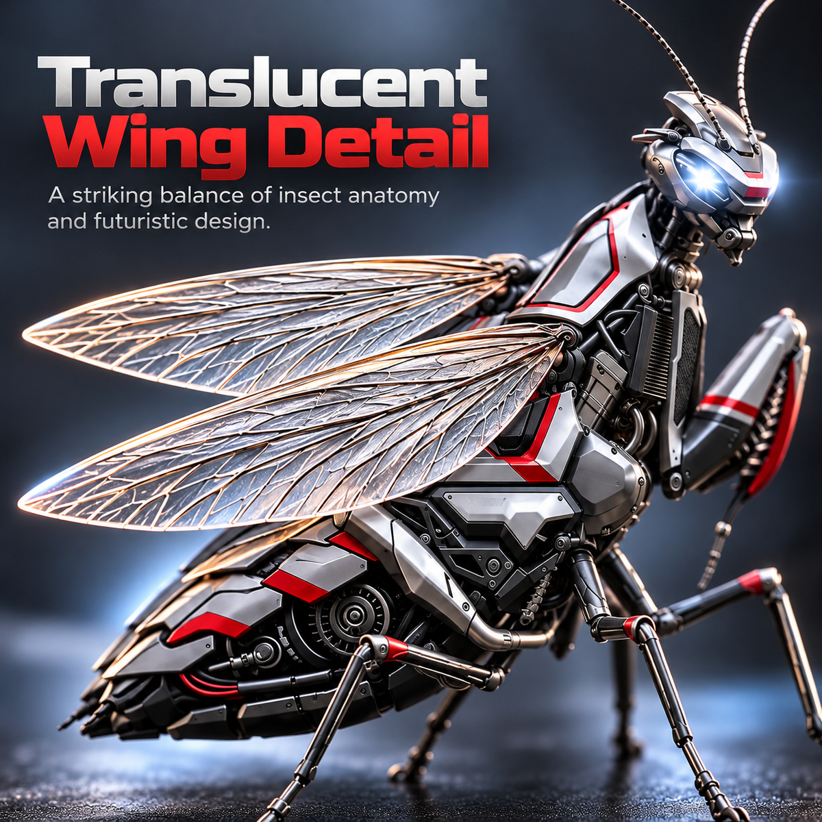 🤖 Mechanical Mantis Robot Figure – Futuristic Collectible ⚡