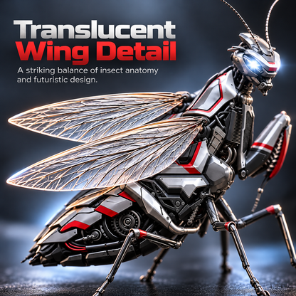 🤖 Mechanical Mantis Robot Figure – Futuristic Collectible ⚡