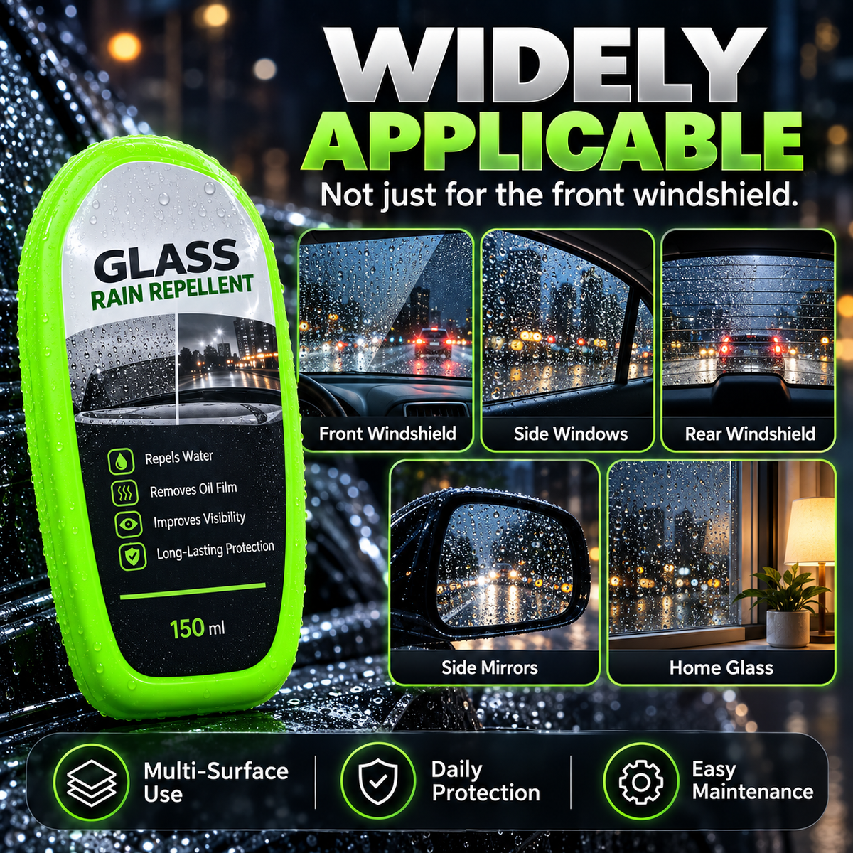 AquaVision™ Windshield Protector ⭐⭐⭐⭐⭐