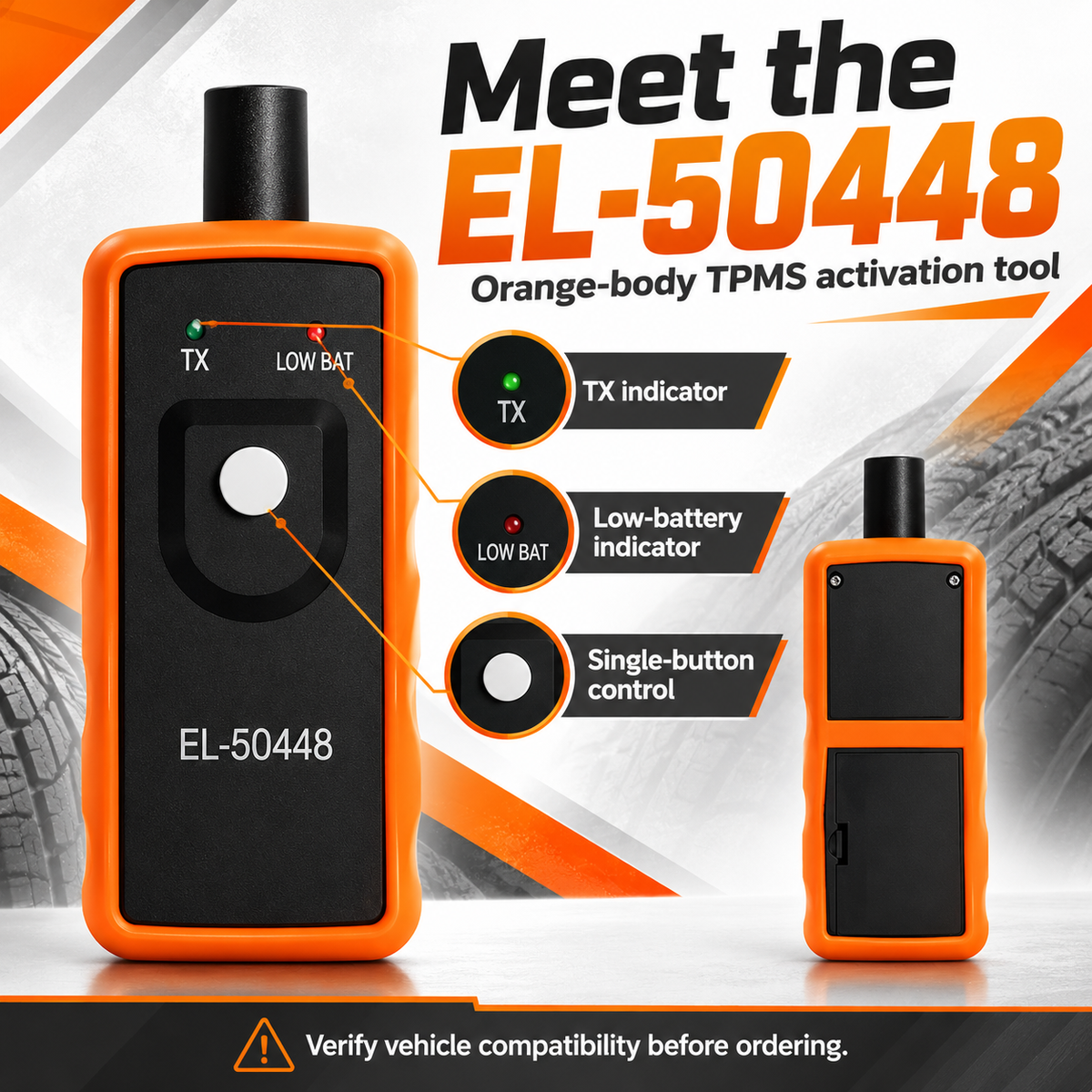 🚗 TPMS Relearn Pro™ – Tire Sensor Activation Tool ⚡