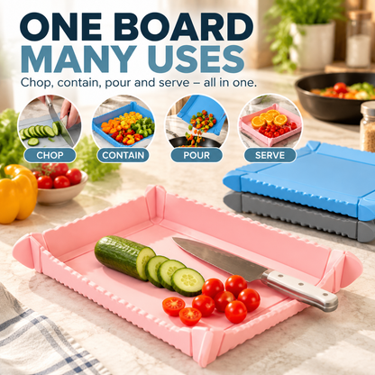 ✨ Fold & Pour™ – Foldable Cutting Board