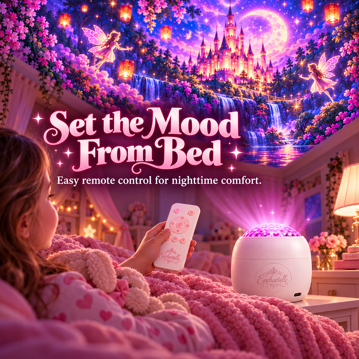 Magical room projector with fantasy scene films - product image 9