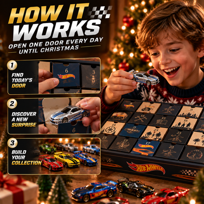 Hot Wheels™ 24-Day Racing Surprise Advent Calendar