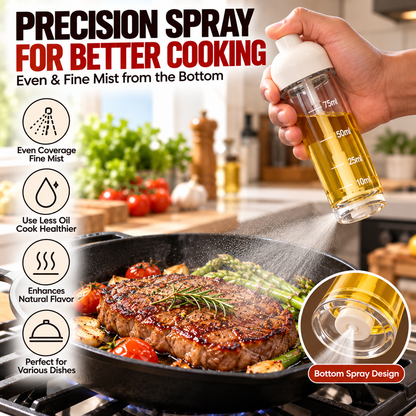 Refillable Cooking Oil Sprayer — More Control, Less Guesswork