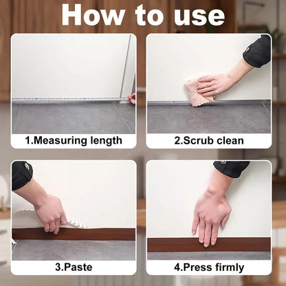 Weather seal strip for suitable household gaps