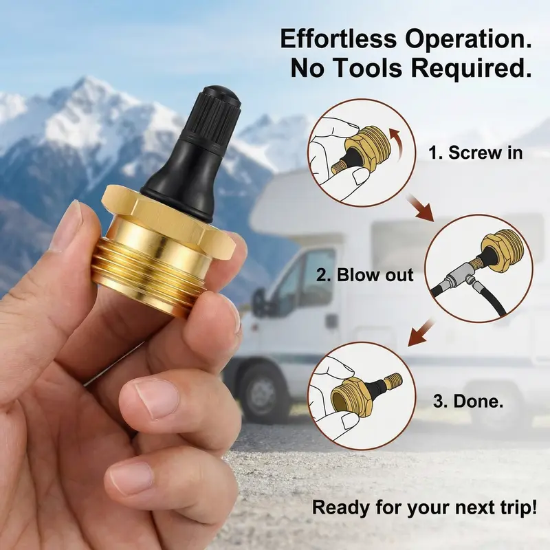 Brass RV blowout plug set - product image 9