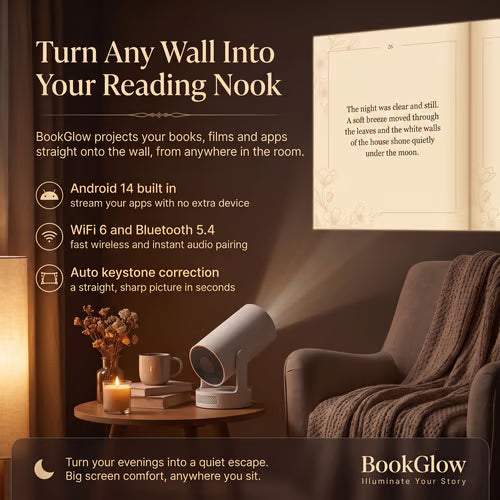 BOOKGLOW - SMART PROJECTOR