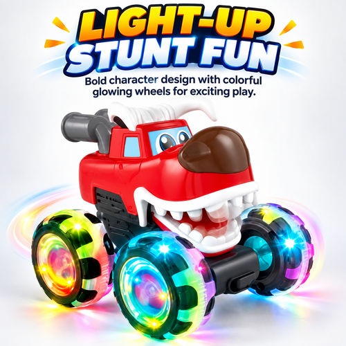 ⚡ MegaBeast™ Light-Up Monster Truck – The Ultimate Stunt Racing Toy