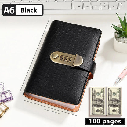 🔥 Last Day 50% OFF– Lockable A6 Savings Notebook with 3-Digit Combination Lock 💰