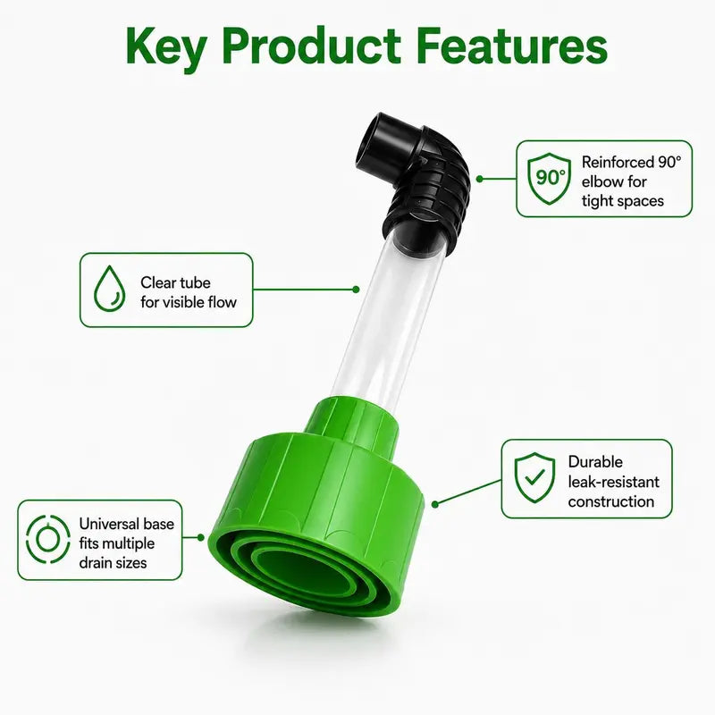 Clear-view AC drain line cleaner adapter - product image 7