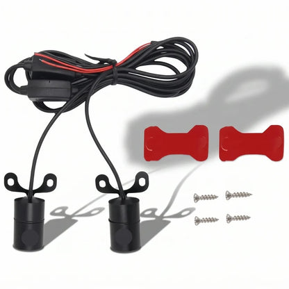 Motorcycle projector mounting reference