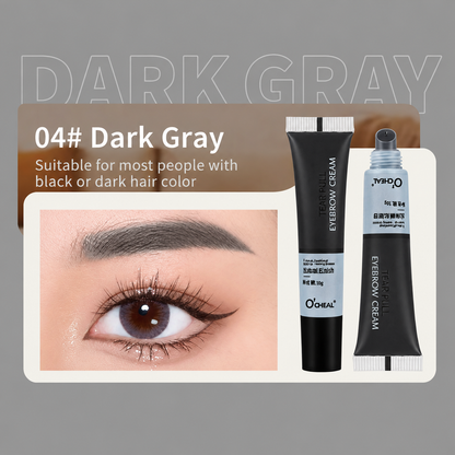 BrowLock™ 3D Eyebrow Tint Cream – Waterproof Long Lasting Brow Dye for Natural Fuller-Looking Brows