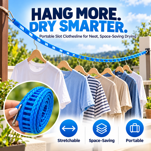 👕 DryEase™ Clothesline – Simple, Convenient Laundry Drying for Everyday Use