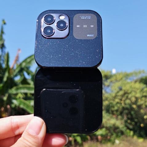 📱 MiniMuse™ Pocket Phone  – Stylish Mini Camera-Inspired Accessory for Everyday Carry
