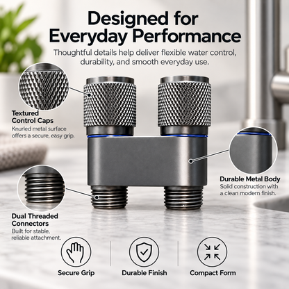 AquaSwitch™ Dual Flow Faucet Adapter ⭐⭐⭐⭐⭐
