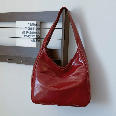 Women’s Soft Vegan Leather Hobo Bag, Lightweight Slouchy Shoulder Handbag, Large Casual Tote Purse for Everyday Work, Shopping & Travel