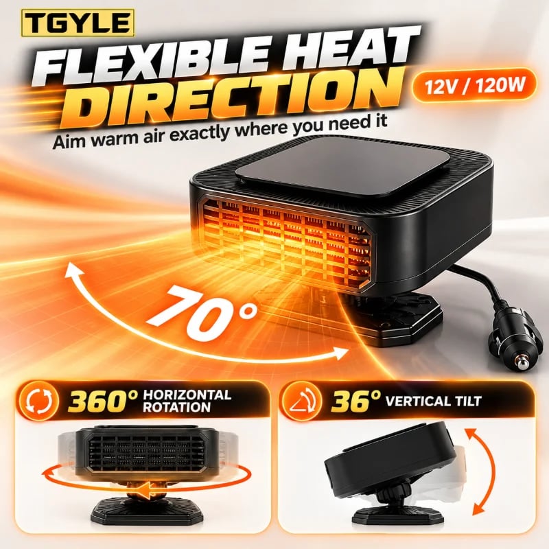 🥶🚗 Foggy Windshield? Meet Your Winter Car Essential! 🔥