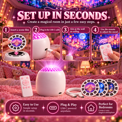 🌙 LunaDream™ Galaxy Projector – A Magical Night Sky Experience for Kids