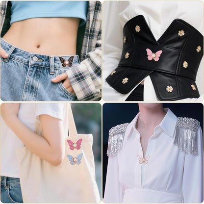 How to use a butterfly pants waist tightener