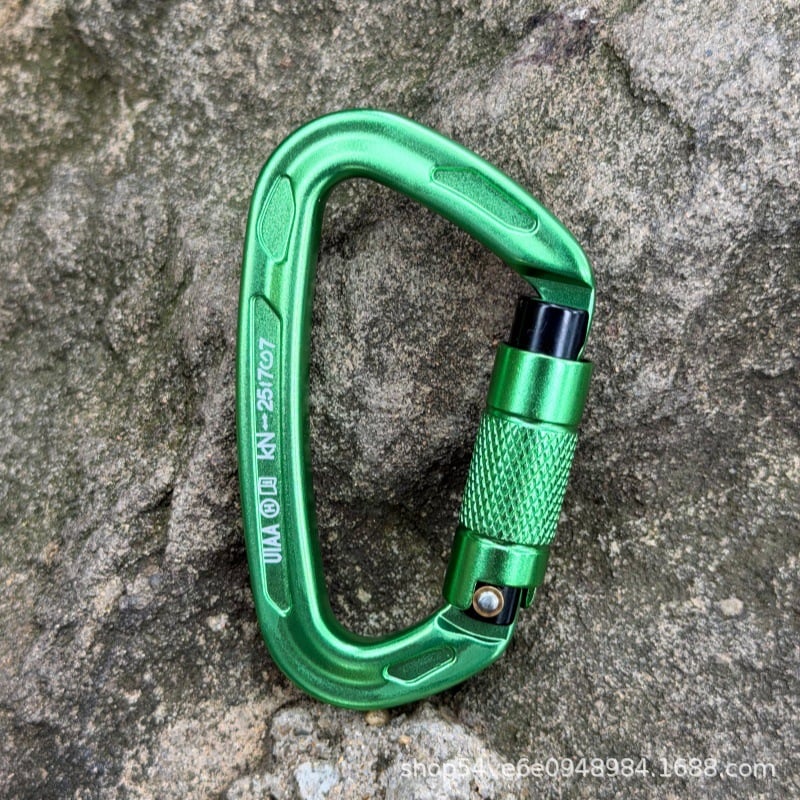 🧗 LockClimb™ Auto-Locking Carabiner – Lightweight Heavy-Duty Clip for Climbing & Outdoor Adventures