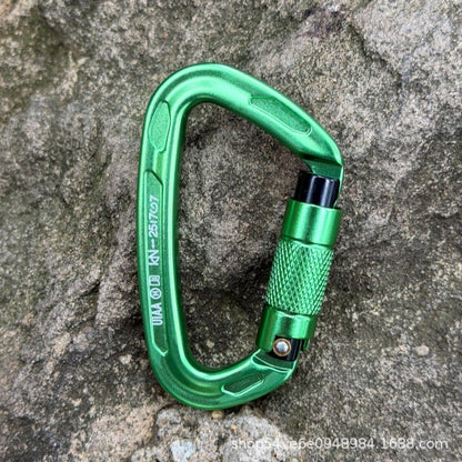 🧗 LockClimb™ Auto-Locking Carabiner – Lightweight Heavy-Duty Clip for Climbing & Outdoor Adventures