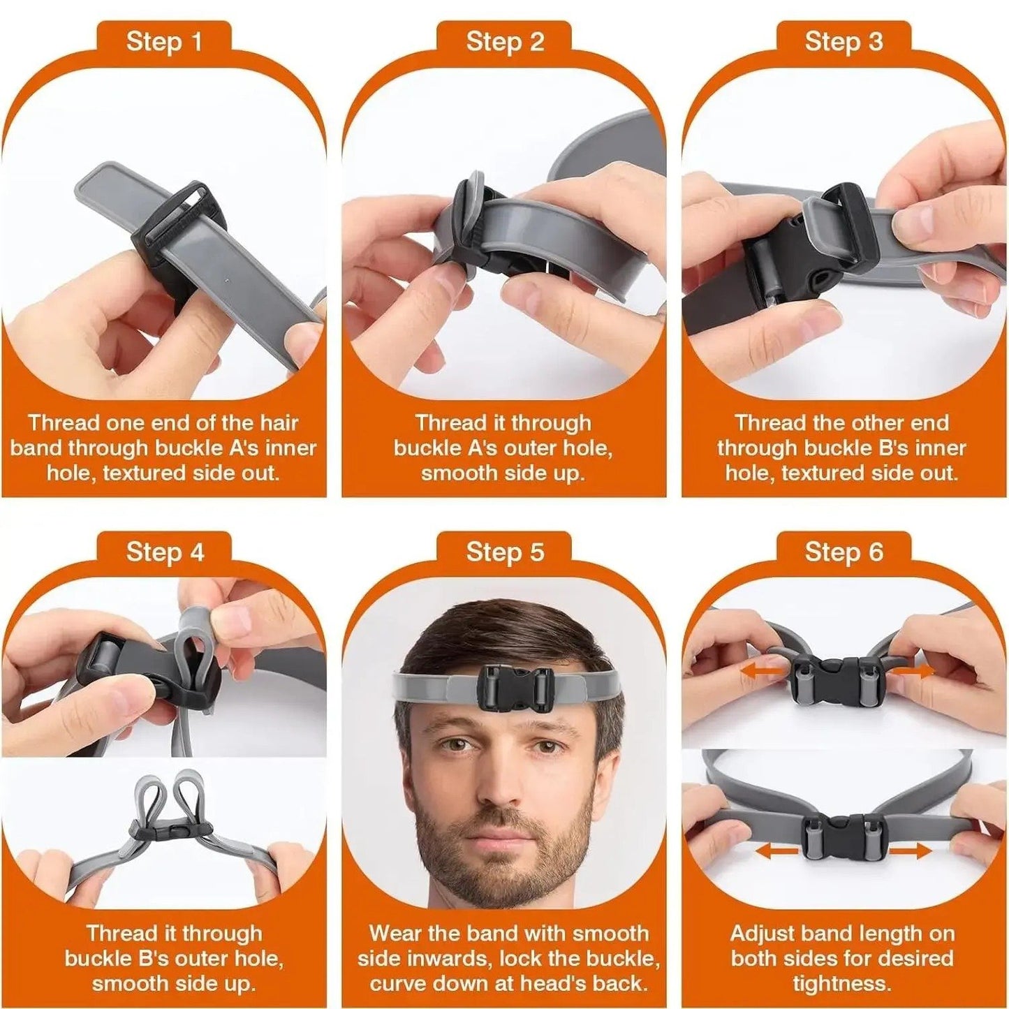 4-Piece Hair Cutting Guide Kit