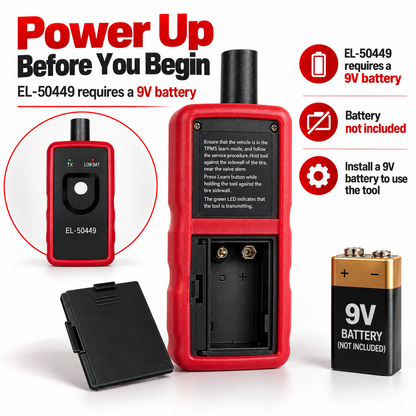 🚗 TPMS Relearn Pro™ – Tire Sensor Activation Tool ⚡