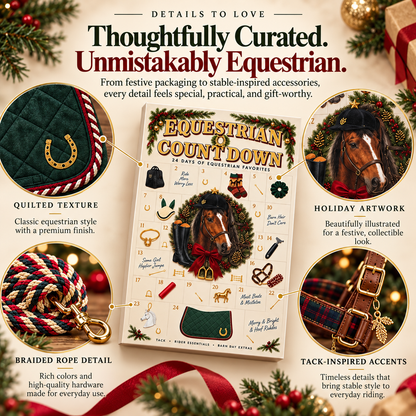 🐴 EquiJoy™ 24-Day Equestrian Advent Calendar A Magical Holiday Countdown For Horse Lovers