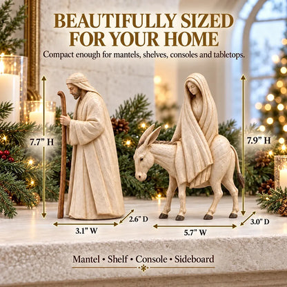 ✝️Bethlehem Blessings™ Nativity Figurine Set – Celebrate the True Meaning of Christmas